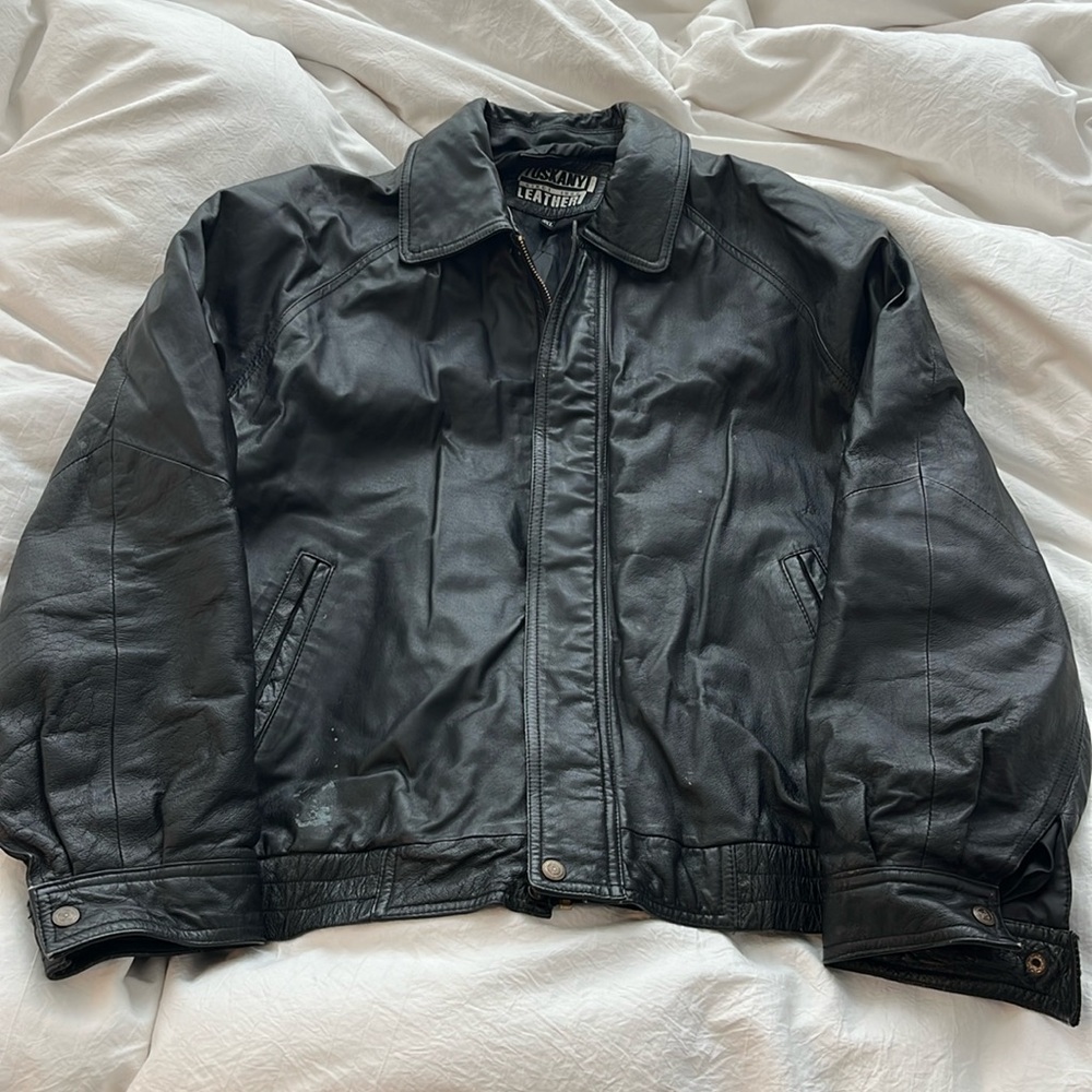 Beautiful oversized Leather jacket